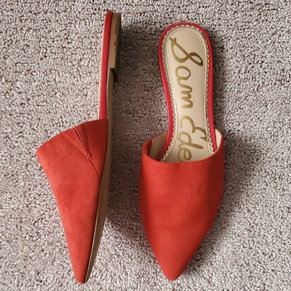 SAM EDELMAN Suede Mules